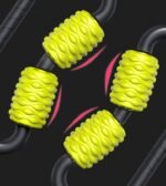 Foam shaft muscle relaxer mace stick leg massage roller stovepipe massage stick fitness equipment female crowbar - Image 8