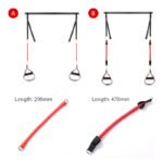 Body Workout Trainer Bar with Resistance Bands Rubber Buckles - Image 6
