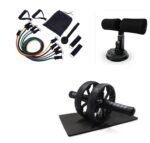 Keep Fit Wheels Slimming No Noise Abdominal Wheel Ab Roller for Gymnastics Exercise Fitness Equipment Muscle Trainer with Mat - Image 2