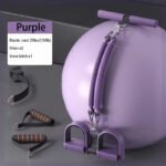 A Set Of Adjustable Resistance Tension Bands With Foot Pedals And Handles, High Resistance Level, Anti Fall, Suitable For Fitness Training, Body Stretching, And Abdominal Muscle Exercises - Image 9