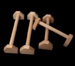 Push-up Stand Wooden Single Parallel Bars Inverted Stand Practice Push-up Stand