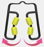 Foam shaft muscle relaxer mace stick leg massage roller stovepipe massage stick fitness equipment female crowbar - Image 3