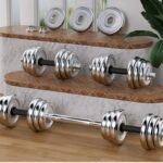 Men's Fitness Home Adjustable Pure Iron Electroplating Dumbbell