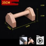 Push-up Stand Wooden Single Parallel Bars Inverted Stand Practice Push-up Stand - Image 6
