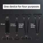 A Set Of Adjustable Resistance Tension Bands With Foot Pedals And Handles, High Resistance Level, Anti Fall, Suitable For Fitness Training, Body Stretching, And Abdominal Muscle Exercises - Image 4