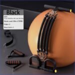 A Set Of Adjustable Resistance Tension Bands With Foot Pedals And Handles, High Resistance Level, Anti Fall, Suitable For Fitness Training, Body Stretching, And Abdominal Muscle Exercises - Image 8